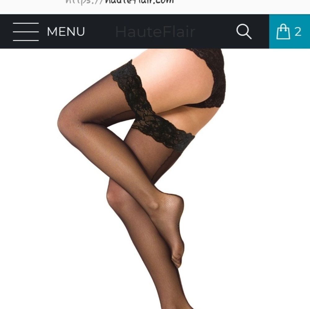 COSABELA Never say never black thigh highS